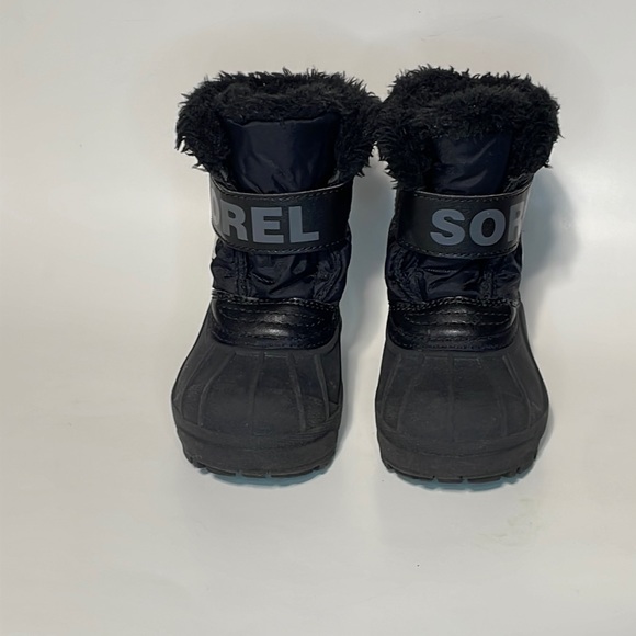 Sorel Boys' Toddler Snow Commander Winter Boots - Size 6 black - Picture 2 of 8